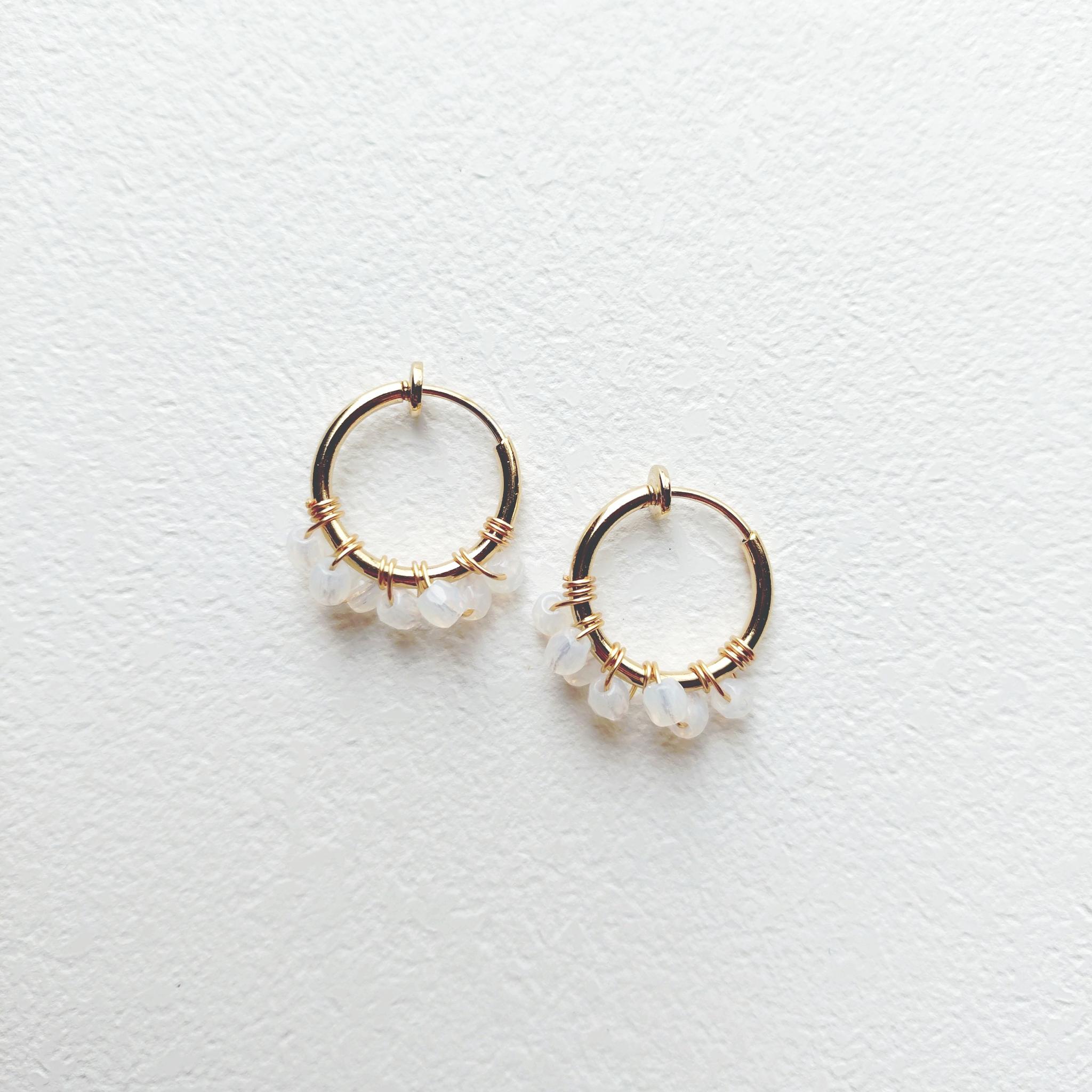 Czech Beads Foop Pierce/Earring | 5枚目